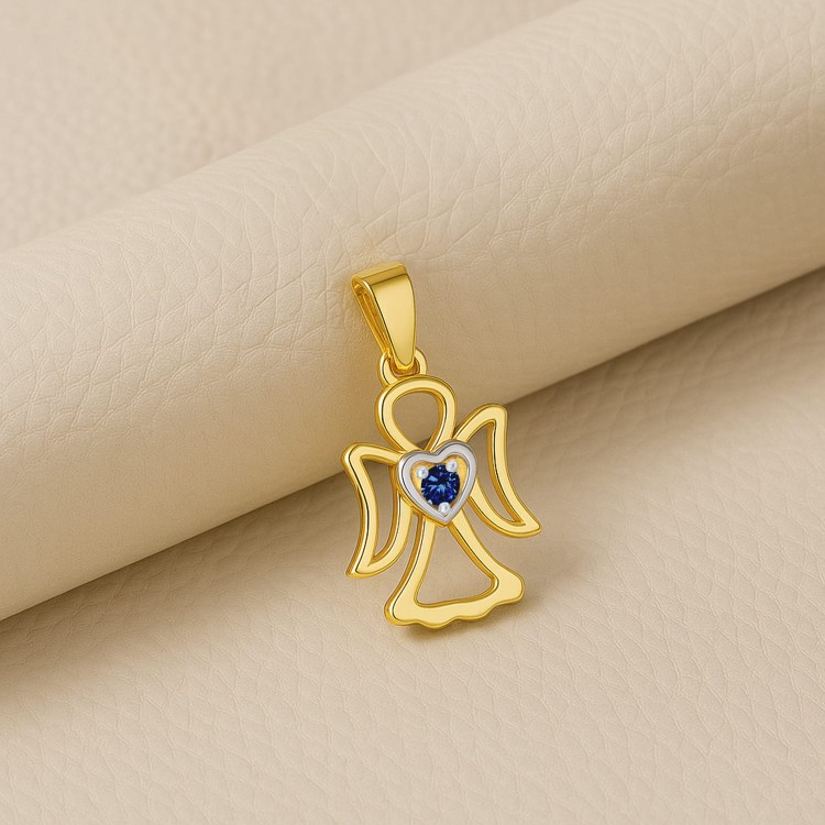 Zawieszka Aniołek z Cyrkonią