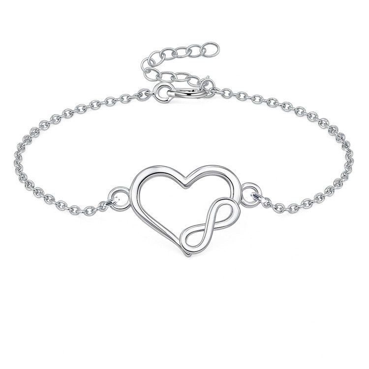 Bransoletka Serce z Nieskończonością