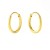 Złote Kolczyki  Kółeczka