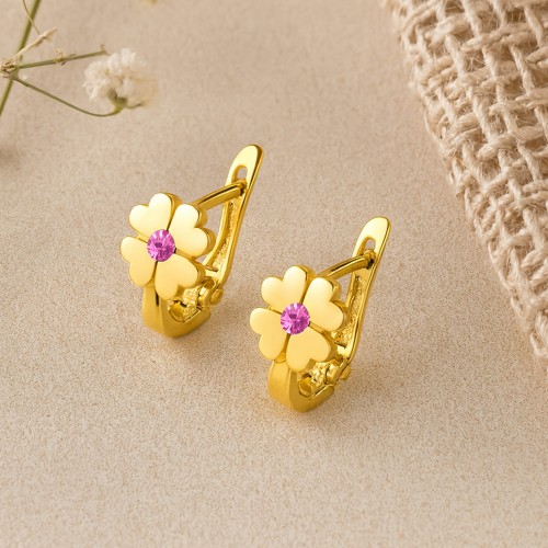 Kolczyki Czterolistna Koniczyna