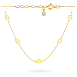 Naszyjnik Złoty 585 ze Splecionymi Kółeczkami