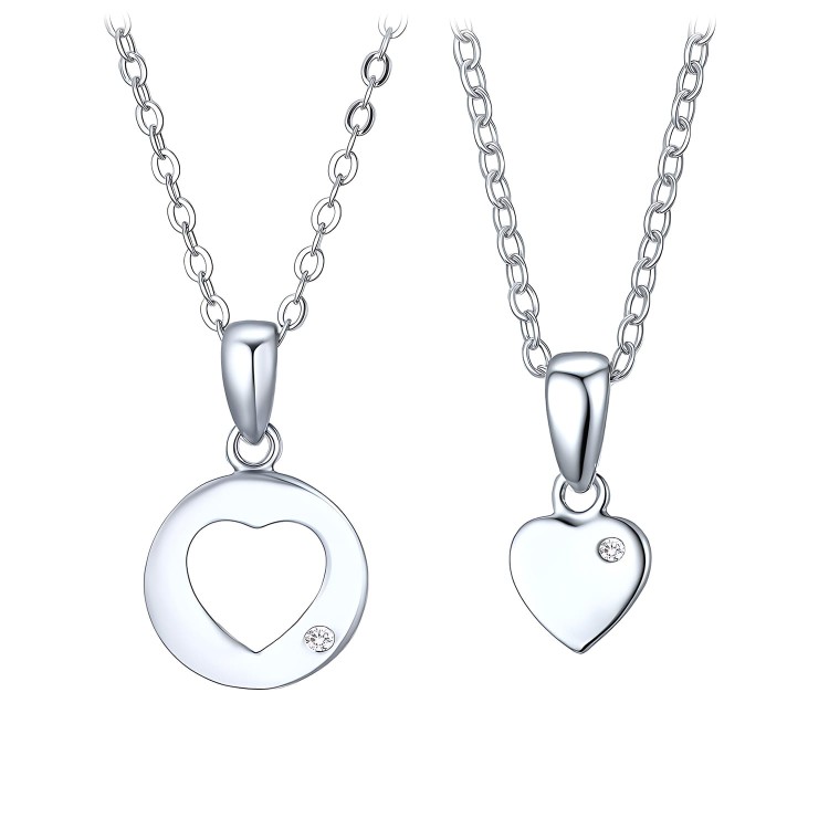 Komplet Biżuterii Serce