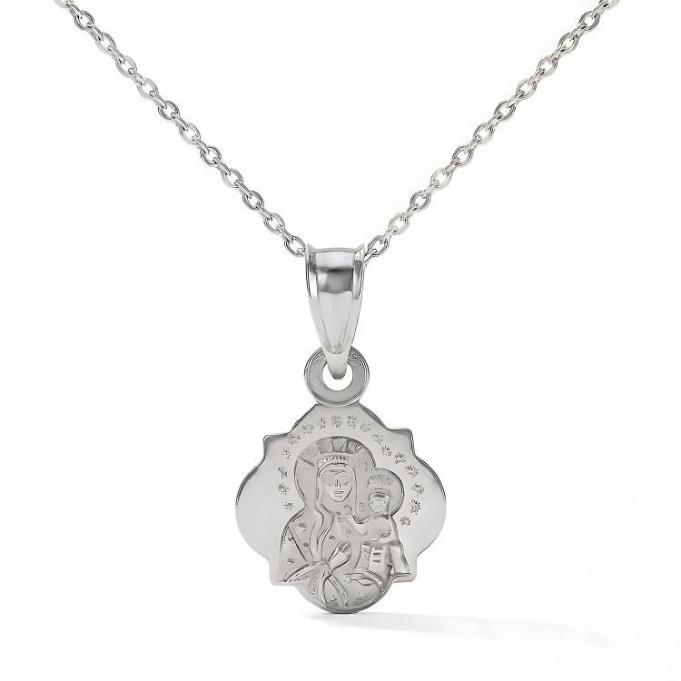 Naszyjnik z Łańcuszkiem Matka Boża