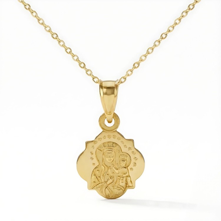 Medalik Szkaplerz z Łańcuszkiem