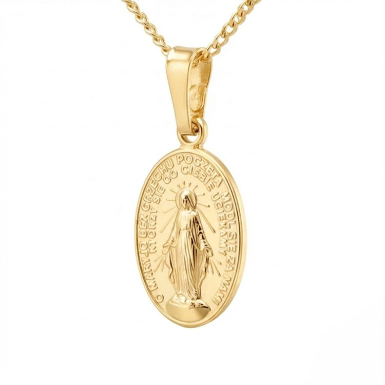 Medalik Owalny Matka Boża