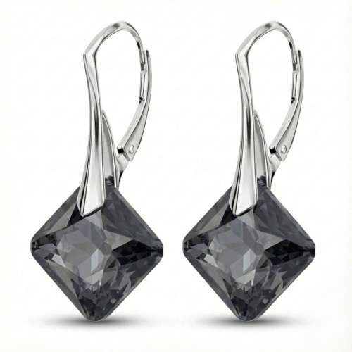 Srebrne kolczyki kwadraty