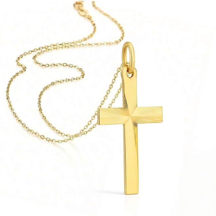 Naszyjnik Złoty 585 z Krzyżykiem
