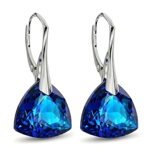 Kolczyki Srebrne Trójkąty