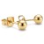Złote Kolczyki Kulki