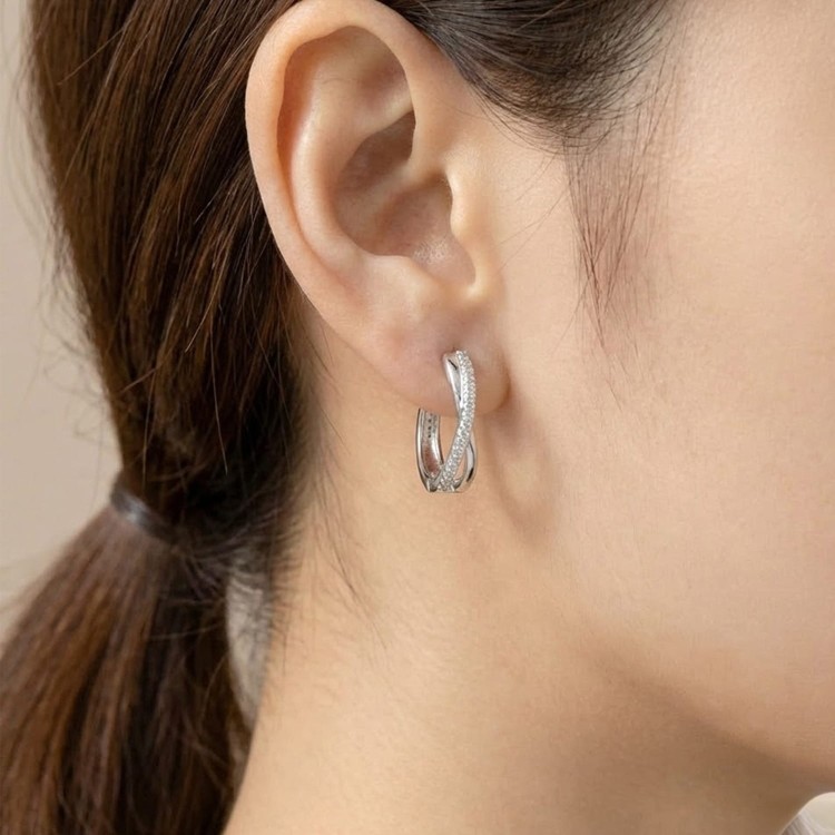 Srebrne Kolczyki 925 KÓŁKA