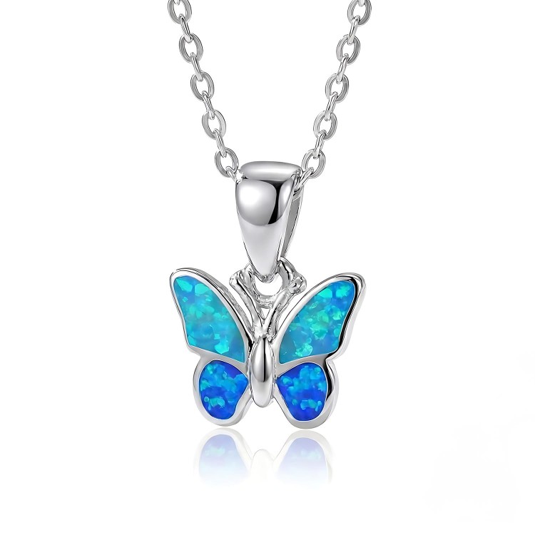 Naszyjnik Motyl Opal