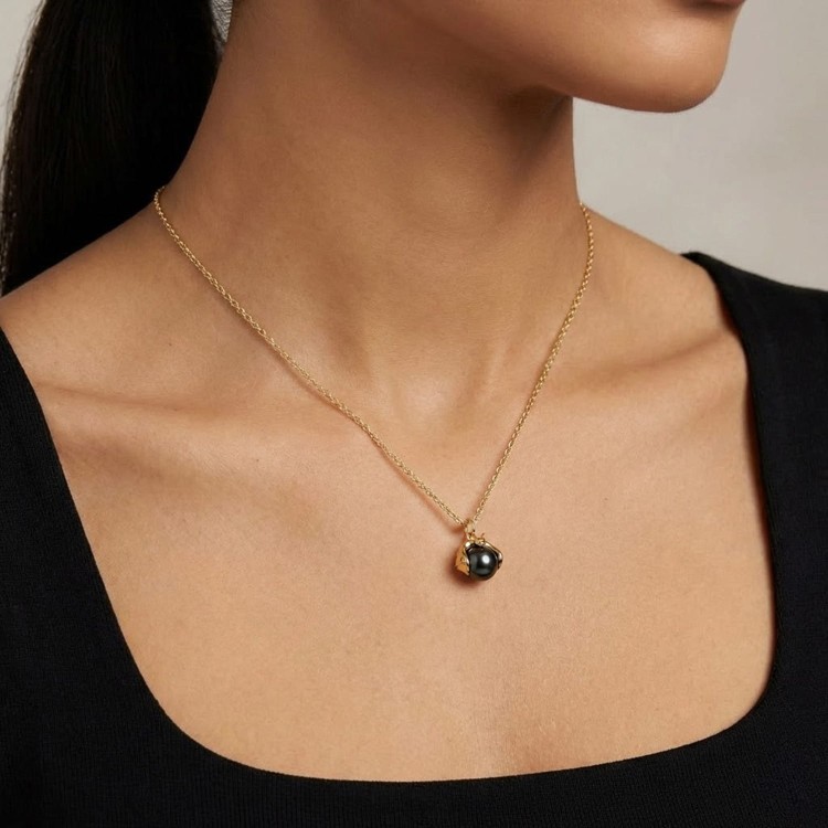 Pozłacany Naszyjnik Nietoperz