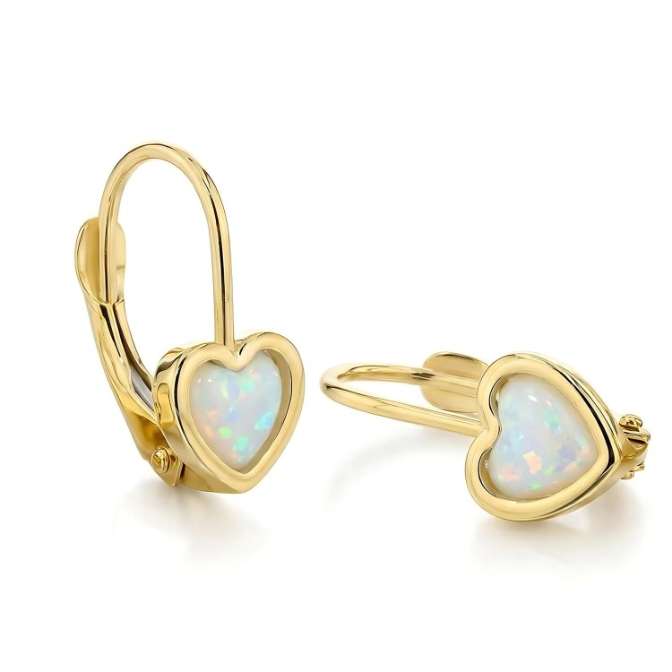 Kolczyki złote serduszka