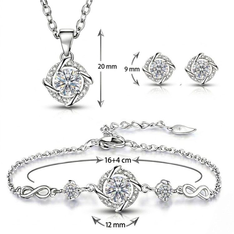 Zestaw Biżuterii Nieskończoność