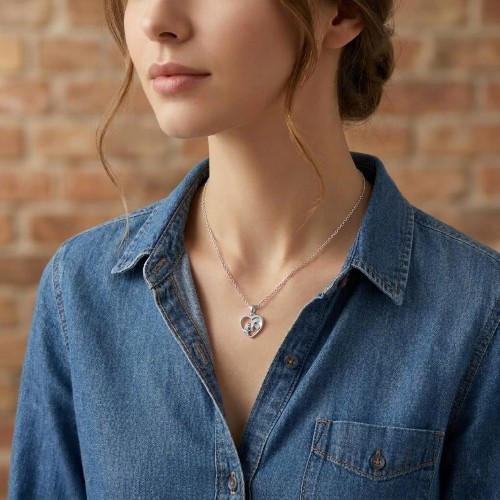 Naszyjnik Serce z Koniem