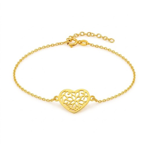 Bransoletka z Ażurowym Sercem