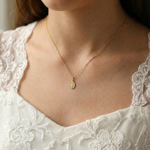 Naszyjnik Medalik Dwustronny