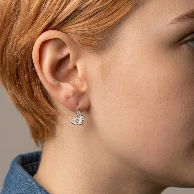 Kolczyki 925 Króliczki