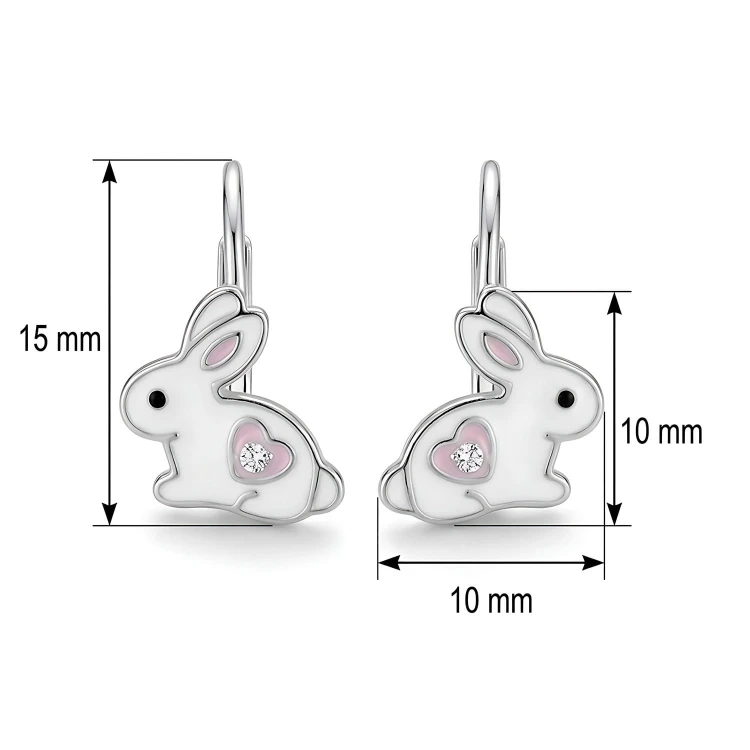 Kolczyki 925 Króliczki