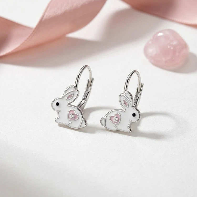 Kolczyki 925 Króliczki