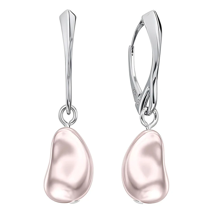 Srebrne Kolczyki z Perłą