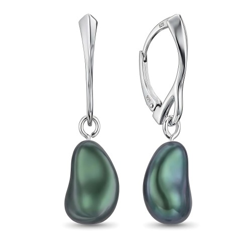 Srebrne Kolczyki z Perłą