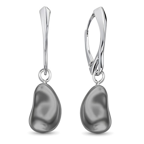 Srebrne Kolczyki z Perłą