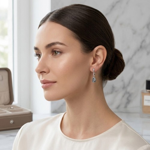 Srebrne Kolczyki z Perłą