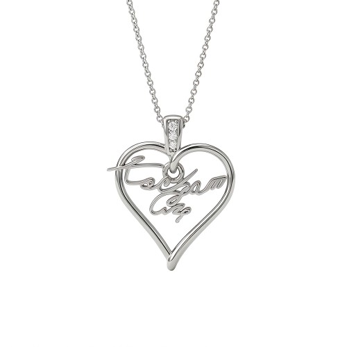 Naszyjnik Serce "Kocham Cię"