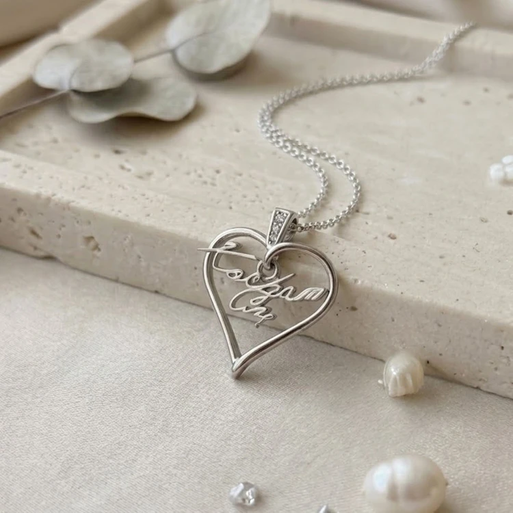 Naszyjnik Serce "Kocham Cię"