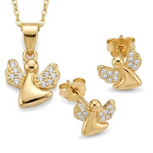 Komplet Biżuterii Aniołki