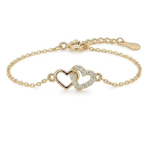 Bransoletka Splecione Serca