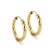 Złote Kolczyki Super Lekkie Kółka 12mm