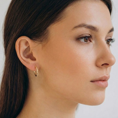 Złote Kolczyki  Super Lekkie Kółka 22mm