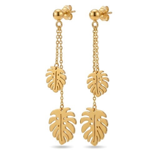 Kolczyki Wiszące Liście