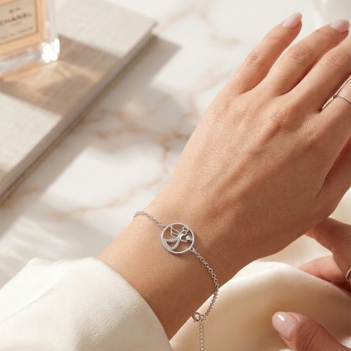 Bransoletka Anioł z Sercem