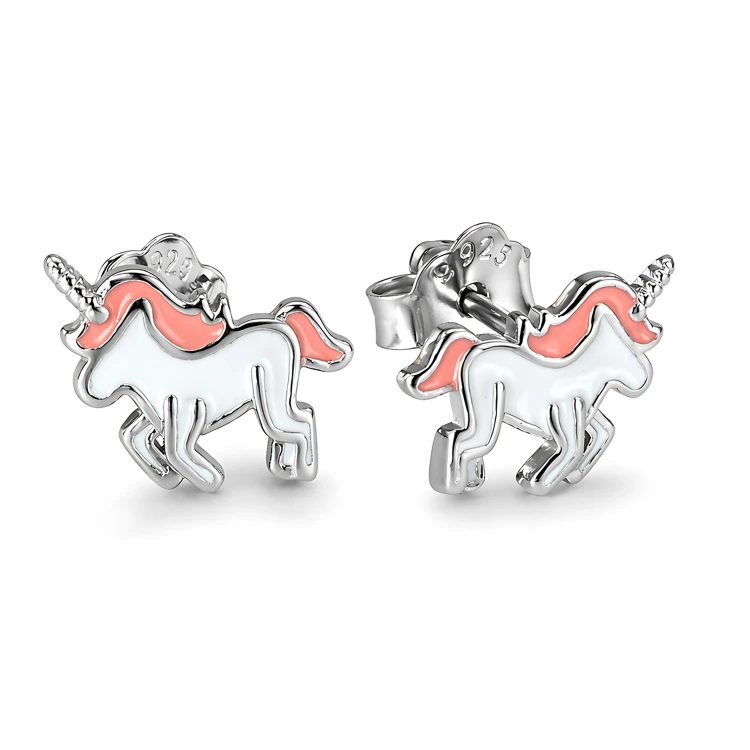 Kolczyki dla Dziewczynki Jednorożce