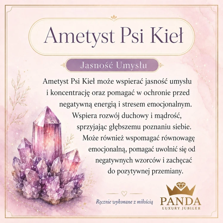 Bransoletka z Kamieni Naturalnych Ametyst