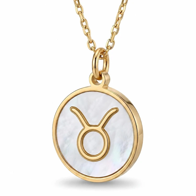 Złoty Naszyjnik Znak Zodiaku Byk