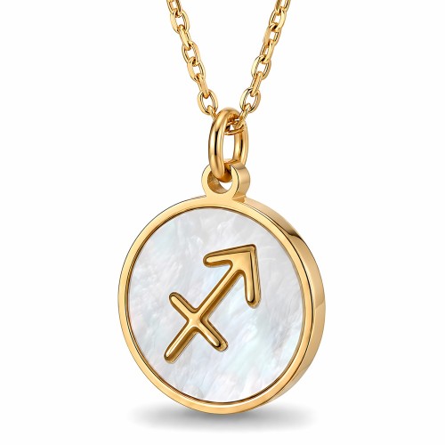 Złoty Naszyjnik Znak Zodiaku Strzelec
