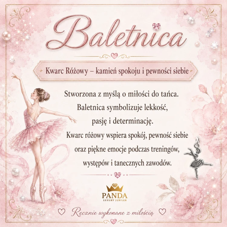Bransoletka dla Dziewczynki Baletnica